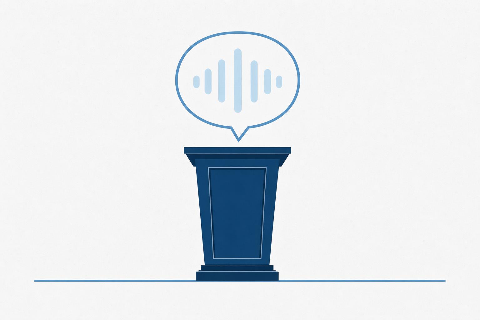 Toastmasters — editorial vector